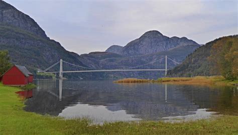 The Dalsfjord Bridge Dale Sogn Og Fjordane Norway Norway Sogn Og