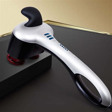 Soga 2x Deluxe Hand Held Infrared Percussion Massager With Soothing