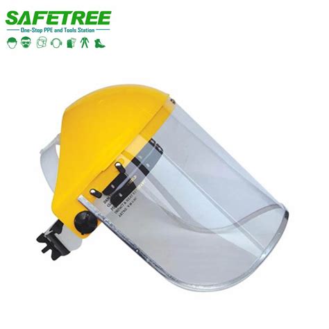 ppe safety equipment eye protective face shield mask pc visor with headgear china face shiled