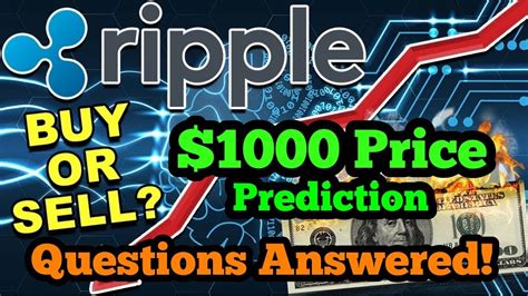 The price of ripple is estimated to reach around $1 to $2 dollars max by the end of 2021. Ripple XRP - To Hit $1000! - Questions & Points Answered ...