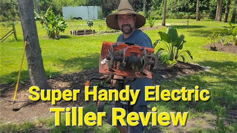 Super Handy Electric Battery Roto Tiller Review Youtube