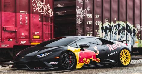 Redbull Mad Mike Lamborghini Green Lamborghini Uae