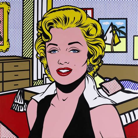 Roy Lichtenstein Marilyn Monroe Posters 50 X 50
