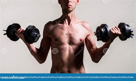 Weak Man Lift A Weight Dumbbells Biceps Muscle Fitness Nerd