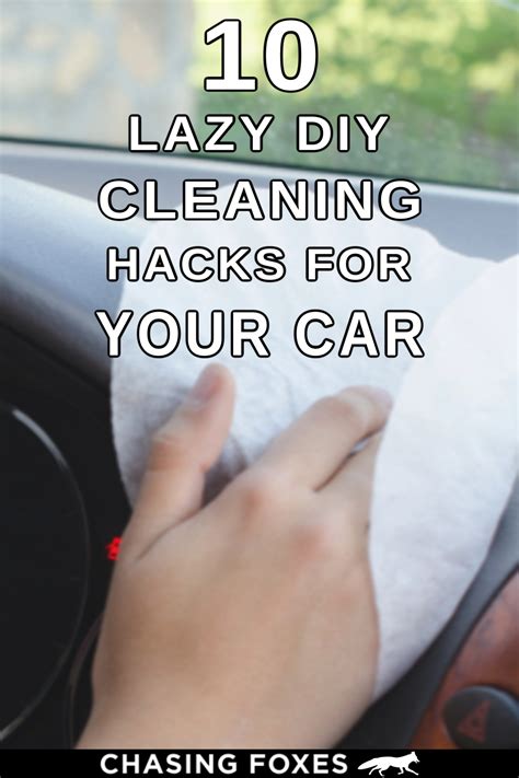 10 Diy Car Cleaning Ideas Car Cleaning Hacks Cleaning Hacks Diy Car