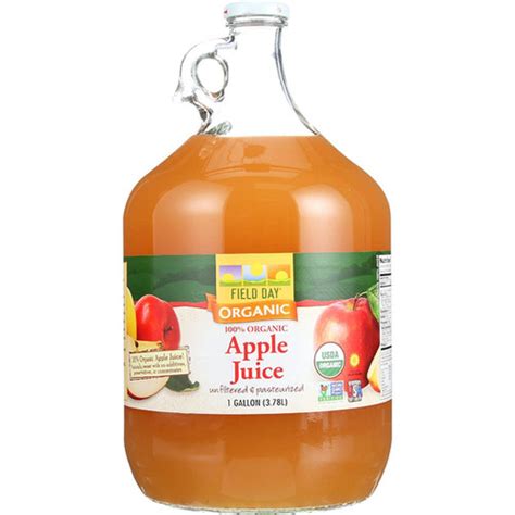 Field Day Organic Apple Juice 1 Gallon Islandgrocerbahamas