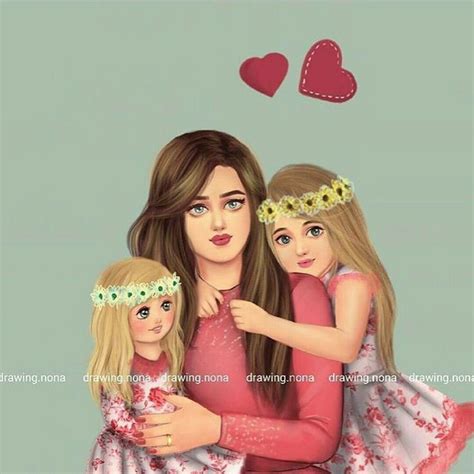 Pin By Gloria Anabel Reyes De Martíne On تصاميم صور Mother Daughter