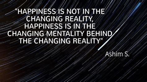A Quote On Changing Reality With Stars In The Background