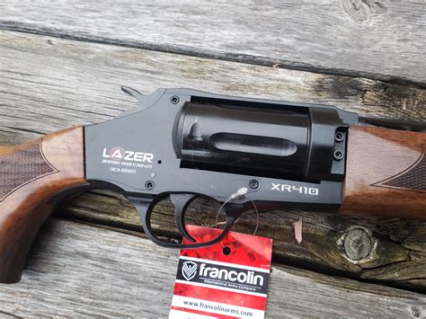 Lazer Arms Revolver Action Xr410 410 Ga 3 Chamber Shotguns 28