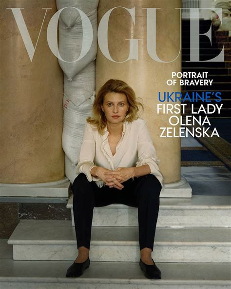 Portret Odwagi Pierwsza Dama Ukrainy Ołena Zełenska