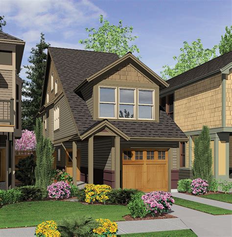 Perfect Home Plan For A Narrow Lot 6989am Architectural Designs