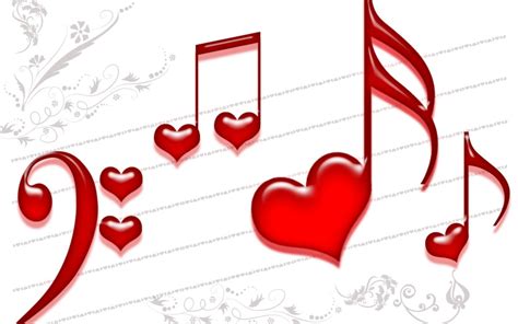 Hearts With Music Clipart Best