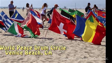 World Peace Drum Circle Venice Beach Ca Part 1 Youtube