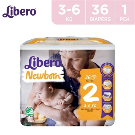 Libero Stage 2 Baby Soft Diapers 3 6 Kg 36 Pieces توصيل