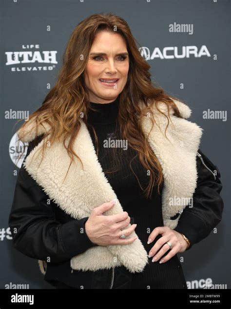 Park City Ut Usa 20th Jan 2023 Brooke Shields At Arrivals For