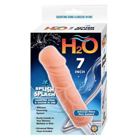 H2o 7 Splish Splash Douche And Squirting Dildo In One Kit Sex Toy Hotmovies