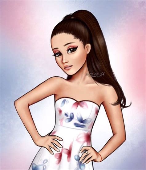 Ariana Grande Drawing This Is Adorable Ariana Grande Anime Ariana