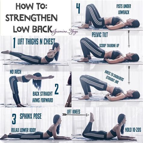 How To Strengthen Lower Back See This Instagram Photo By Jasmineyoga
