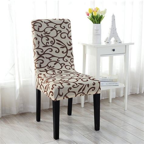 Formal dining rooms require a bit more substance than casual ones. Shop Stretchy Dining Chair Cover Short Chair Covers ...