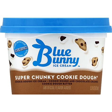 Blue Bunny® Super Chunky Cookie Dough® Ice Cream 55 Fl Oz Cup