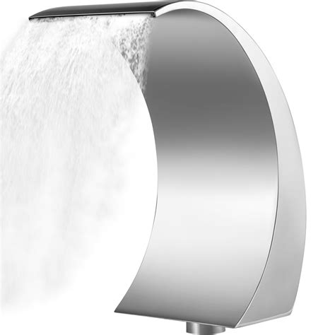 Vevor Pamico Pool Waterfall Fountain Stainless Steel Fountain 154 X 7