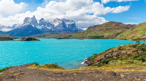 Pehoe Lake Torres Del Paine Chile Stock Image Image Of Chile Lake