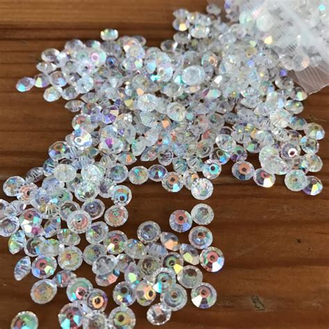 Clear Ab Crystal Bead Set 24 Count Small The Ornament Girls Market