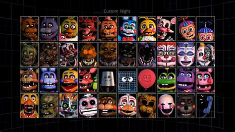 New Characters In The Ultimate Custom Night Five Nights At Freddy S Amino