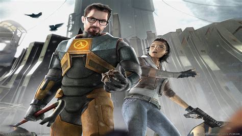 Download Gordon Freeman Alyx Vance Video Game Half Life 2 Half Life 2