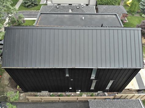 Houses With Black Metal Roofs Metal Roof Experts In