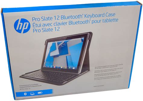 V3.co.uk en→ru the pro slate 12 is a worthy productivity tool for most businesses, with great apps and reliable digitisation tech, even if the duet pen can't quite handle. HP Pro Slate 12 Bluetooth US Keyboard Case K4U66AA#ABA ...