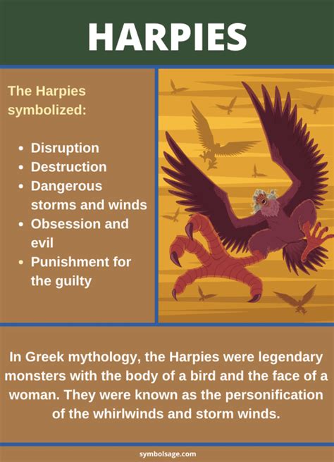 Harpies Symbolism Stories And Their Place In Greek Mythology
