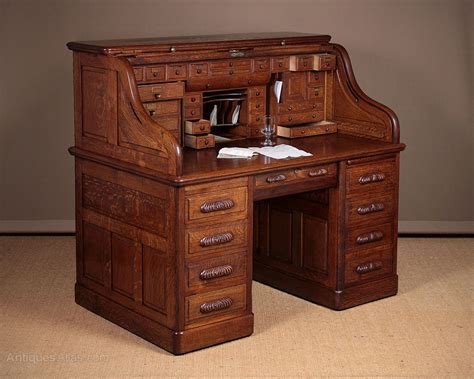 Large Oak Roll Top Desk C1905 Antiques Atlas