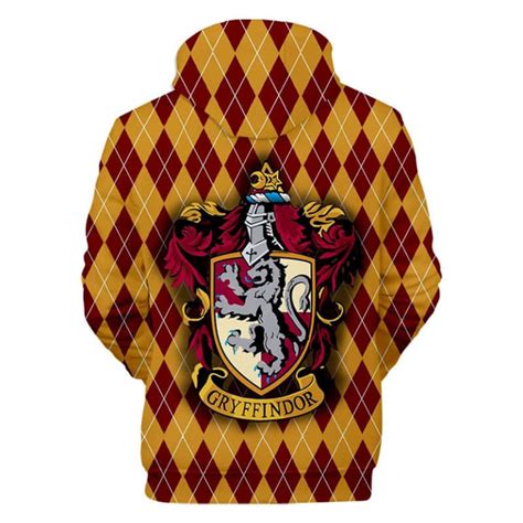 Harry Potter Gryffindor 3d Printed Hoodies Bapestar