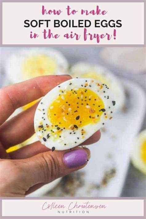 Air Fryer Boiled Eggs Hard And Soft Boiled Colleen Christensen Nutrition