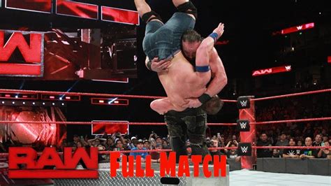 Full Match John Cena Vs Braun Strowman Wwe Raw 11th September2017