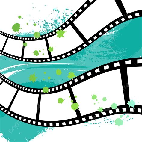 녹색 배경 더블 수채화 필름 필름입니다 수채화 영화 초록 Png 일러스트 및 벡터 에 대한 무료 다운로드 Pngtree