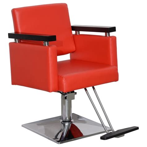 Barberpub Classic Hydraulic Barber Chair Salon Beauty Spa Hair Styling Chair Red 8803 Walmart