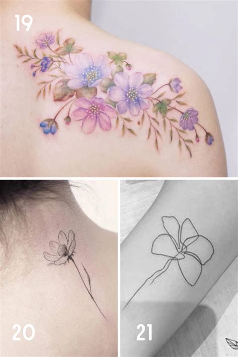 October Birth Flower Tattoo Ideas Marigolds Cosmos Tattooglee