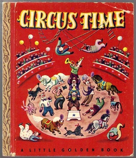 Circus Time Vintage 1940s Childrens Little Golden Book 2169 Ebay