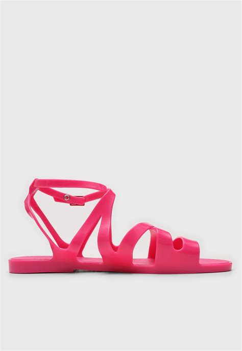 Rasteira Melissa Grace Sandal Rosa Compre Agora Dafiti Brasil