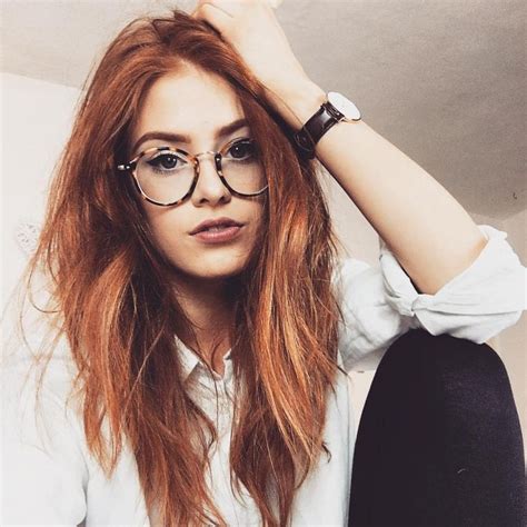 Pin By Mark Cannata On Fashion Glasses Red Hair And Glasses Red