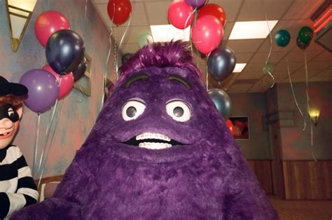 A History Of Grimace The Bizarre Mcdonalds Mascot Now Making A