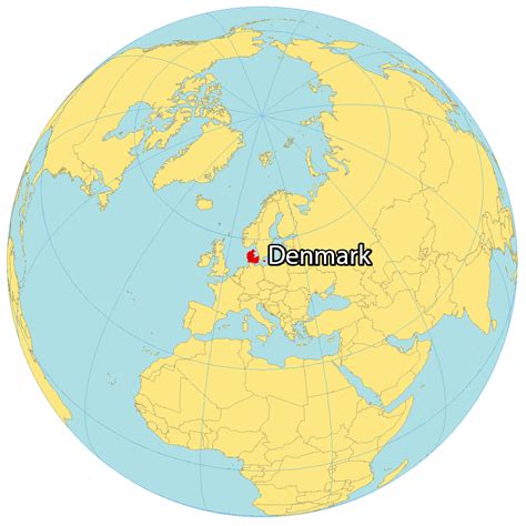 Where Is Denmark On The World Map