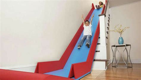 Fold Out Slide For Your Staircase Stair Slide Indoor Slides