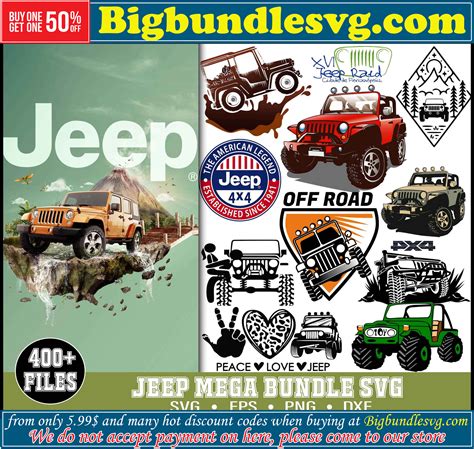 Jeep Mega Bundle Svg Jeep Svg Jeep Clipart Jeep Cricut Sv Inspire