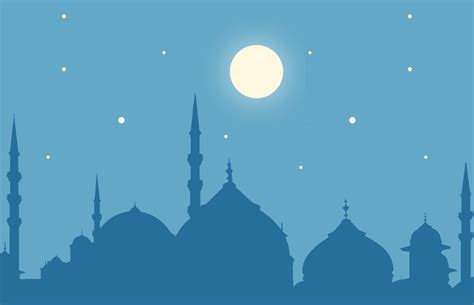 Fotos Gratis Ramadán Kareem Luna Masjid Eid Arábica Noche