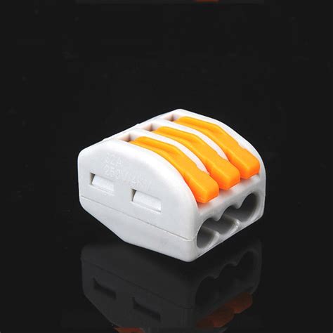 10pcs Pct 213 3p Universal Compact Wire Connector Conductor Terminal