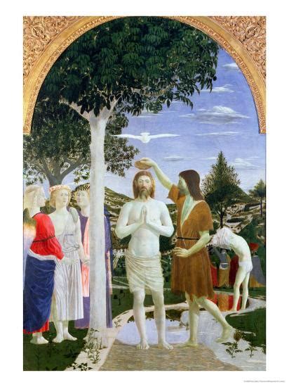 Baptism Of Christ Giclee Print Piero Della Francesca