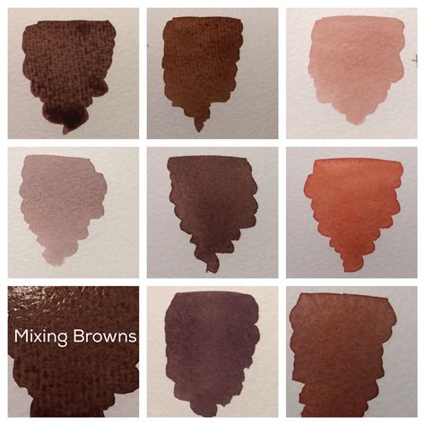 Brown Watercolor Mixing Tricks From A Watercolor Instructor Craftsy